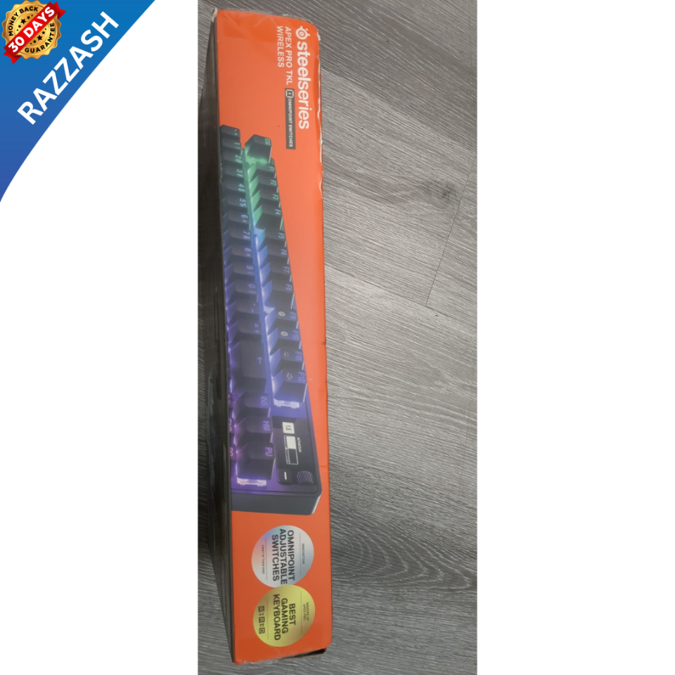 Steelseries® Apex Pro TKL Wireless Mechanical Gaming Keyboard – RGB – Brand New | RAZZASH USA