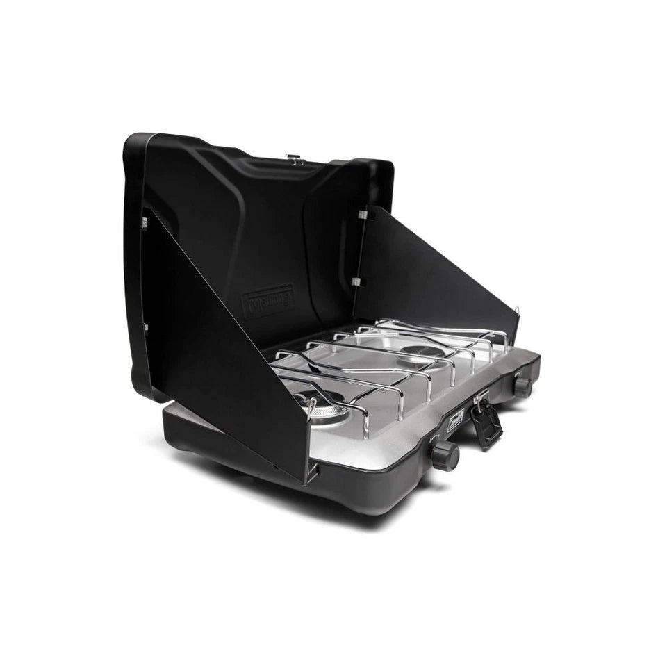 Coleman® Triton Portable Camp Stove – 2-Burner High BTU Output