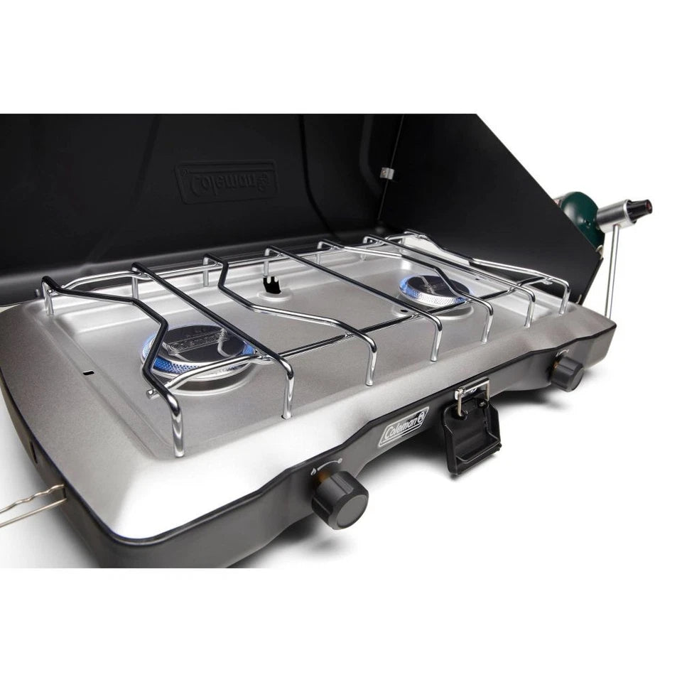 Coleman® Triton Portable Camp Stove – 2-Burner High BTU Output