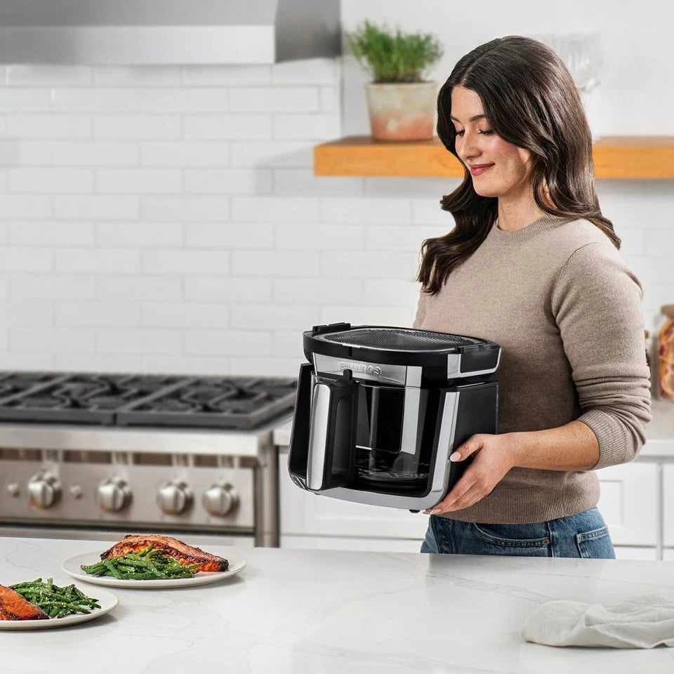 Gourmia® 7QT Digital Air Fryer – 160oz Capacity, Fry 'N Fold Technology, 10 Presets, Non-Stick, Dishwasher Safe – Affordable with Free Shipping at RAZZASH