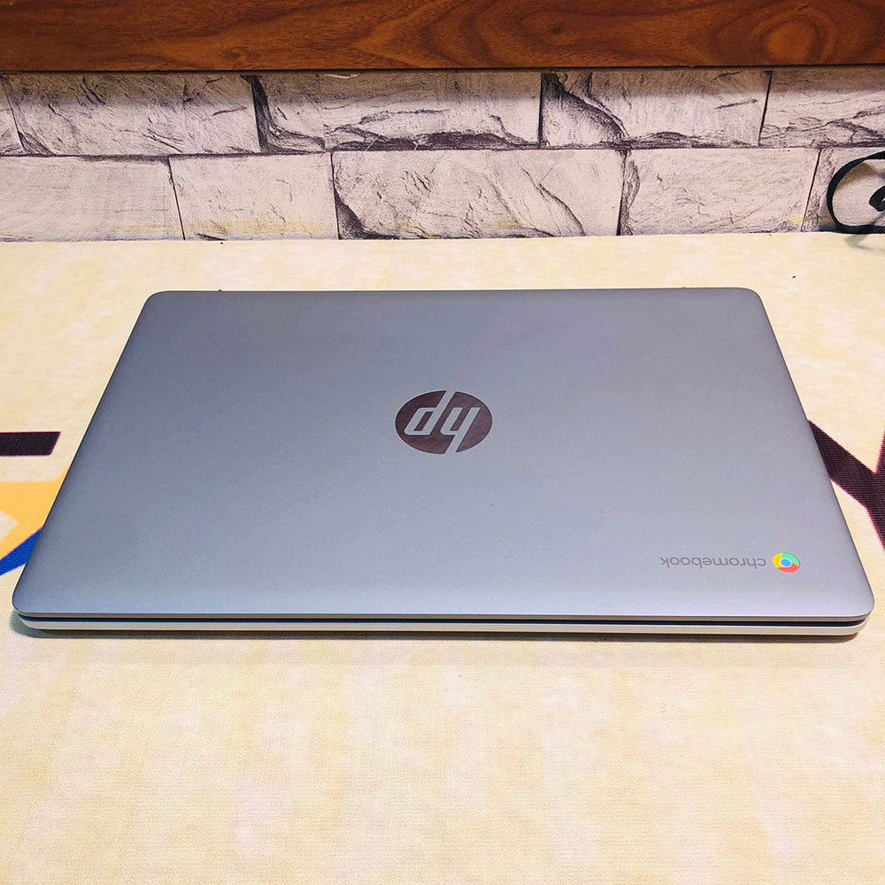 HP® 14" Chromebook - Intel Processor - 4GB RAM - 64GB Flash Storage (Silver) - NEW | RAZZASH
