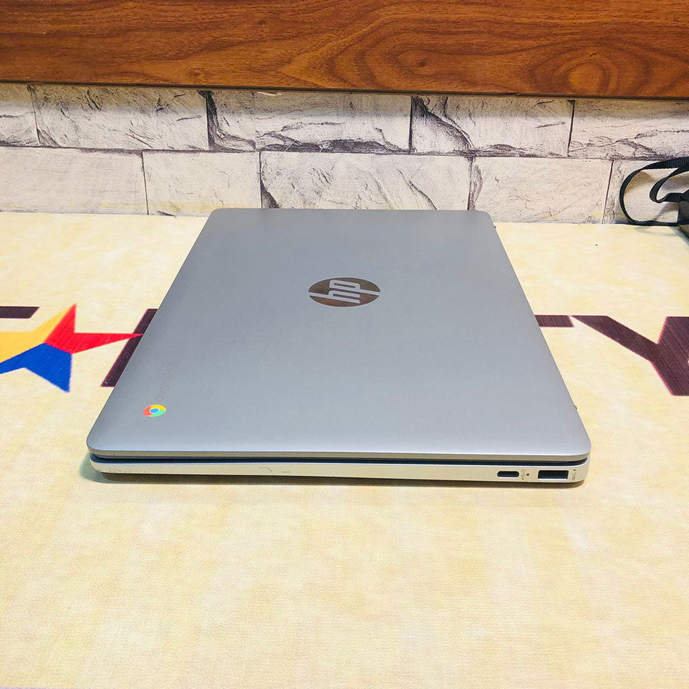 HP® 14" Chromebook - Intel Processor - 4GB RAM - 64GB Flash Storage (Silver) - NEW | RAZZASH