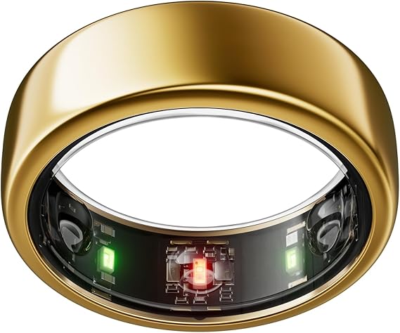 RAZZASH | Oura® Ring Gen3 Horizon - Gold - Size US7 - Smart Ring Sleep and Fitness Tracker USA