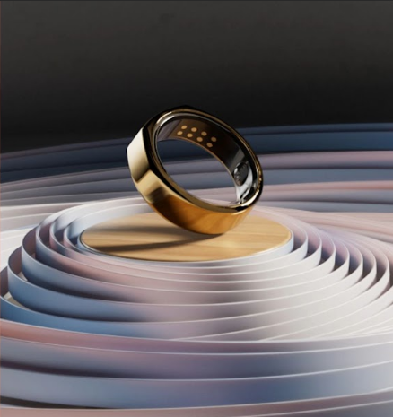 RAZZASH | Oura® Ring Gen3 Horizon - Gold - Size US7 - Smart Ring Sleep and Fitness Tracker USA