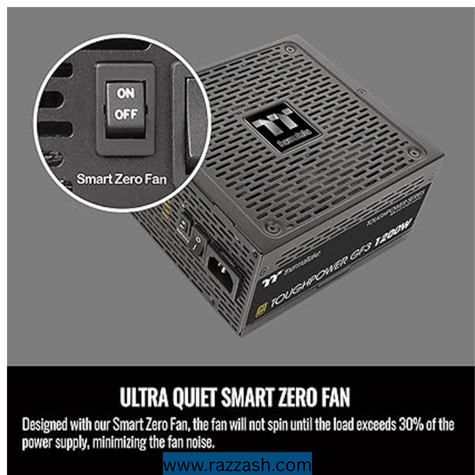 Thermaltake Toughpower GF3 1200W 80+ Gold Fully Modular ATX 3.0 PSU – PCIe Gen 5 Ready | RAZZASH USA