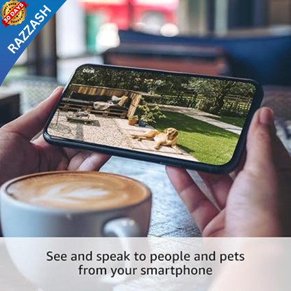 Blink® Outdoor 4 (4th Gen) Smart Security Camera - 1080p HD, Weatherproof, Alexa Compatible – Brand New | RAZZASH