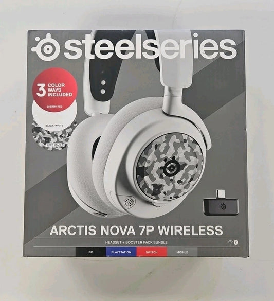 SteelSeries Arctis Nova 7P Wireless Gaming Headset with Booster Pack - Available Exclusively at RAZZASH USA