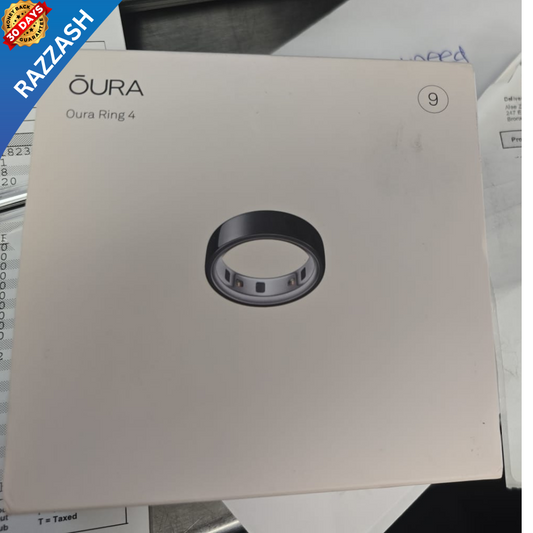 Oura Ring Gen 4 Smart Ring (Size 9) – Black | Activity Tracker | Brand New Sealed | Ships Free from RAZZASH USA