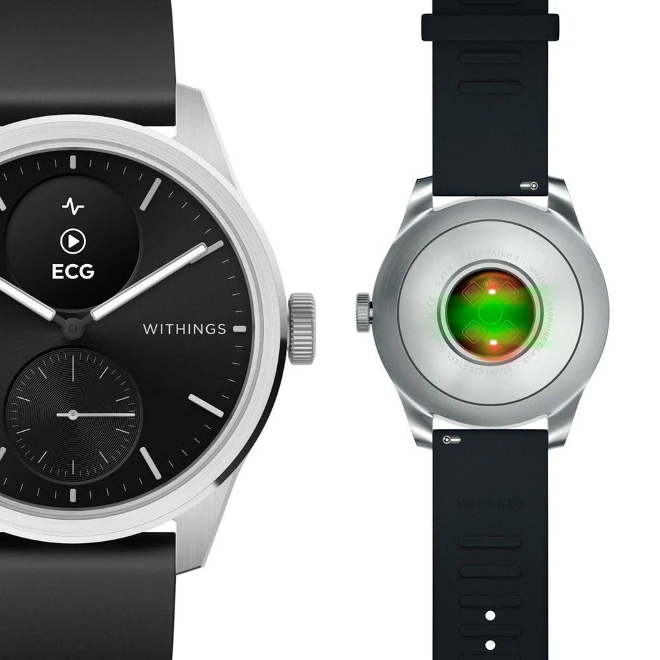Withings ScanWatch® 2 - 42mm Black | Advanced Hybrid Smartwatch | Available at RAZZASH USA